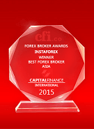 «Meilleur courtier en Asie 2015» selon Capital Finance International